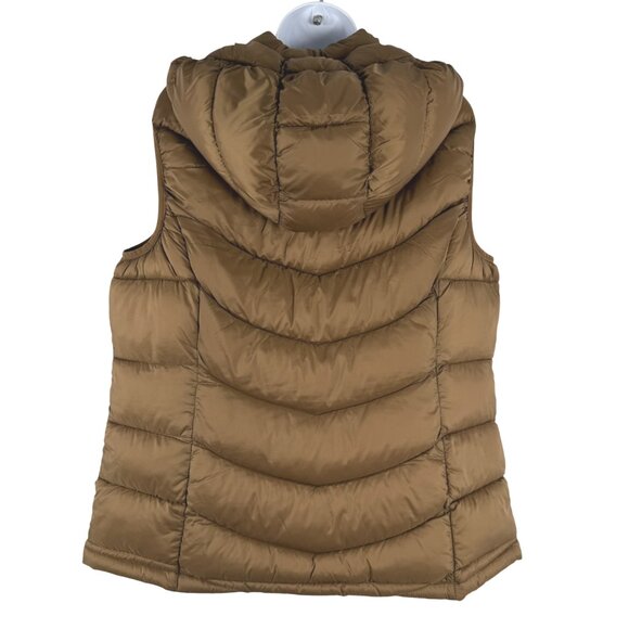 Charter Club Packable Puffer Vest Jacket 0X Hooded Zip Nylon NWT CJ-2038 - Picture 5 of 12